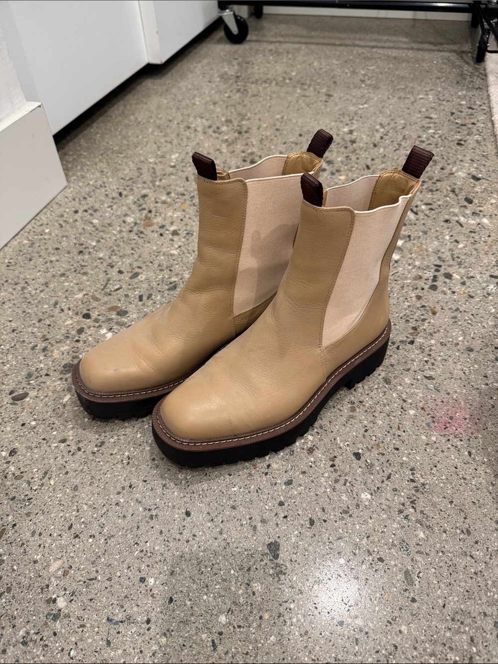 Sam Edelman Tan Chelsea Boots for Women